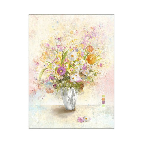 Tablou canvas Retro Bunch Of Flowers, 57x77 cm