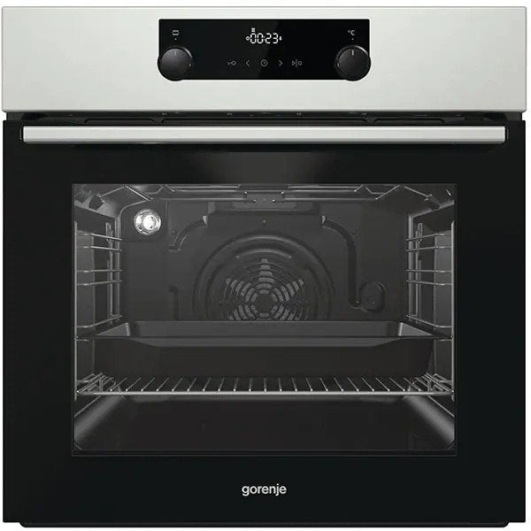 Cuptor incorporabil GORENJE BP737EX, Electric, Autocuratare pirolitica, 70 l, Clasa A+, Negru-Inox