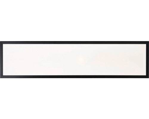 Panou Cu Led Integrat Briston 24w 2700 Lumeni 100x25cm, Lumina Neutra, Negru