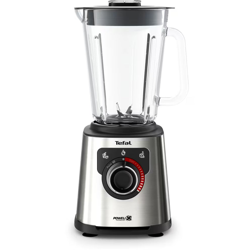 Blender TEFAL PerfectMix+ BL871D31, 1.5l, 1200W, 3 Trepte Viteza, Argintiu-Negru
