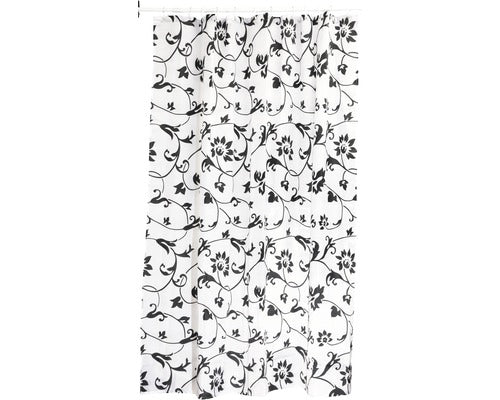 Perdea De Dus Stylissimo 180x200 Cm Textil Alb/negru
