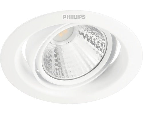 Spot LED incastrabil Philips Pomeron, 3W, 200 lm, intensitate luminoasa reglabila, lumina calda (2700K), IP20