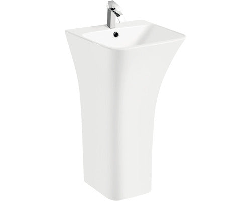 Lavoar Freestanding Rectangular, 44,5x42,5 cm, Alb Lucios, P325