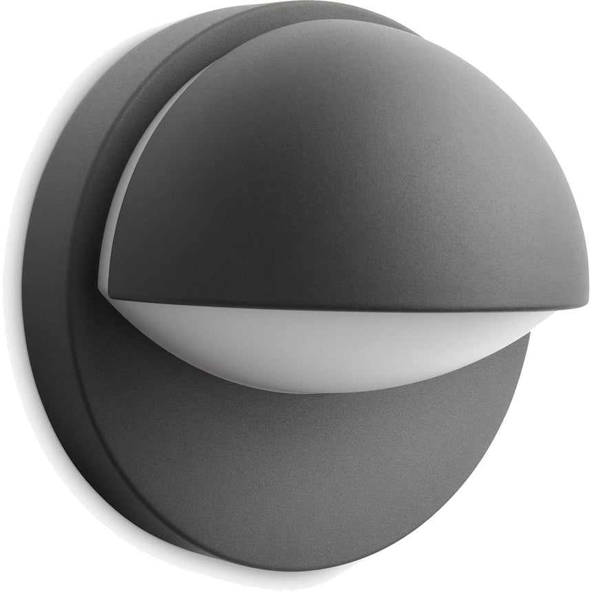 Aplica exterior Philips June, E27, IP44, 19.5cm, Aluminiu, Antracit