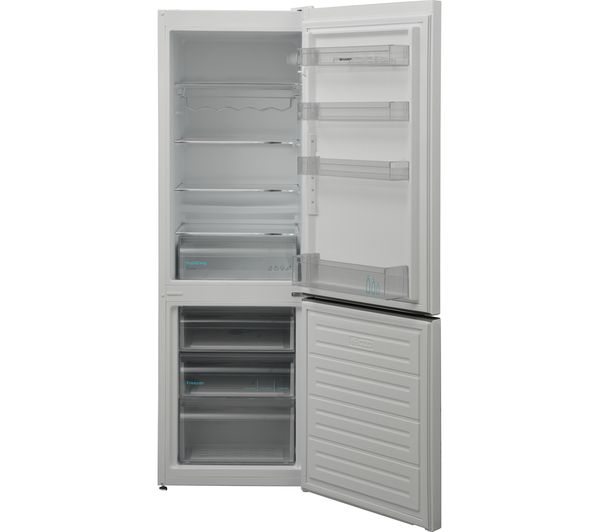 Combina frigorifica SHARP SJ-BB04DTXWF-EU, NanoFrost, 268 l, H 170 cm, Alb