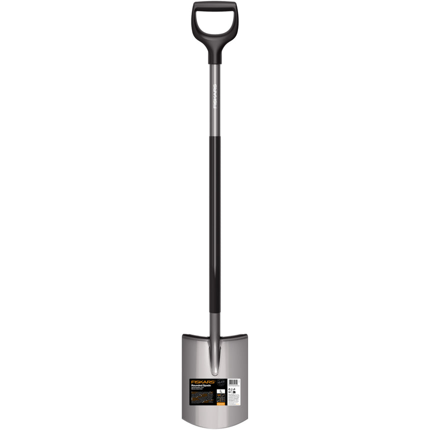 Cazma cu varf rotunjit Fiskars Ergonomic 1066710, 125 cm lungime, 19.3 cm latime, 2 kg