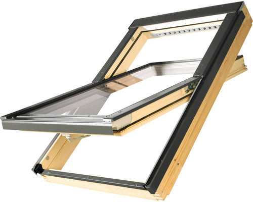 Fereastra De Mansarda Aron Basic 04 66x118 Cm Cu Tamplarie Din Lemn Fsc