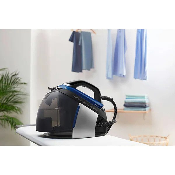 Statie de calcat BEKO SGA8328B, 2800W, 450g/min, 1.8l, talpa SteamXtra, Negru-Albastru