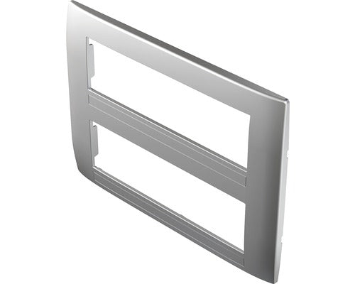 Rama Aparataje Tem Soft 2x7 Module, Argintiu