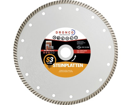 Disc Diamantat Dronco Perfect S3 Turbo Ø230x2,8x22,23 Mm