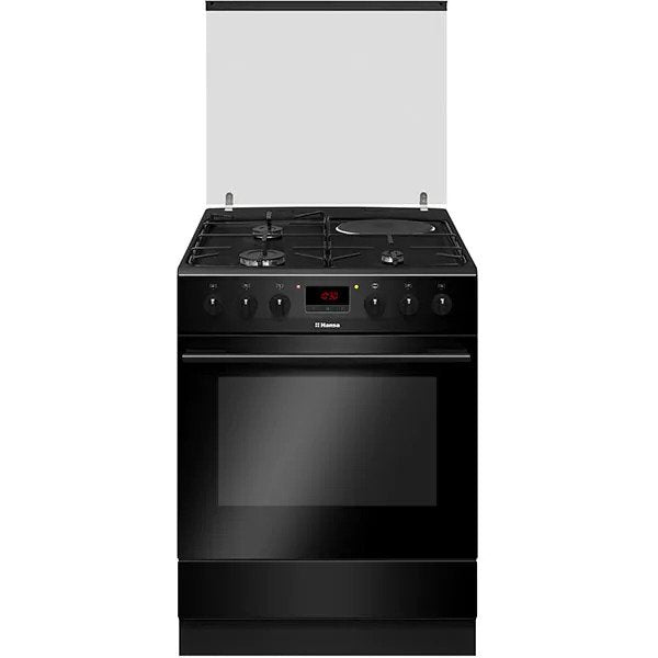 Aragaz HANSA FCMS68249, 4 arzatoare, 60 cm, Negru