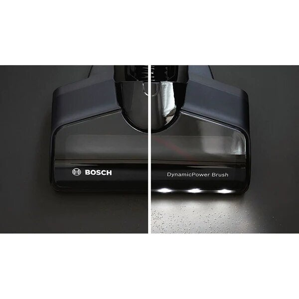 Aspirator Vertical 2 in 1 BOSCH Unlimited 7 BCS711EXT, 0.3l, 18V, Autonomie maxima 40 min, Negru-Argintiu