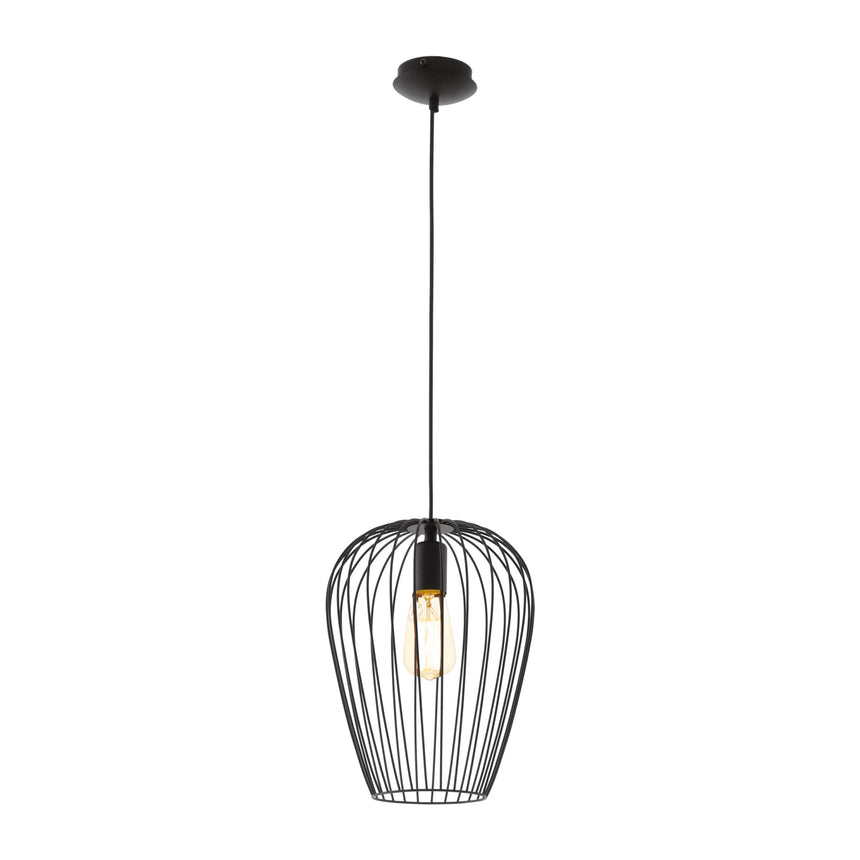 Pendul NEWTOWN, 49472, E27, 60W, Otel, Negru, I 1100, Ø 275