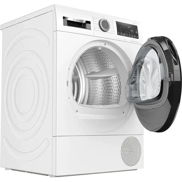 Uscator de rufe Bosch WQG14500BY, Pompa de caldura, 9 kg, Clasa A++, TouchControl, AutoDry, Alb