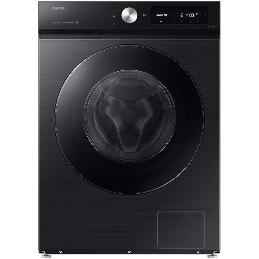 Masina de spalat rufe Samsung Bespoke AI WW90DB7U34GBU4, 9 kg, 1400 rpm, Clasa A, AI Ecobubble, Super Speed 39 min, AI Energy, Wifi, negru