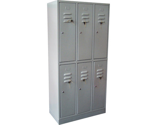 Vestiar Metalic Cu 6 Cusete Fam Md109 890x450x1800 Mm