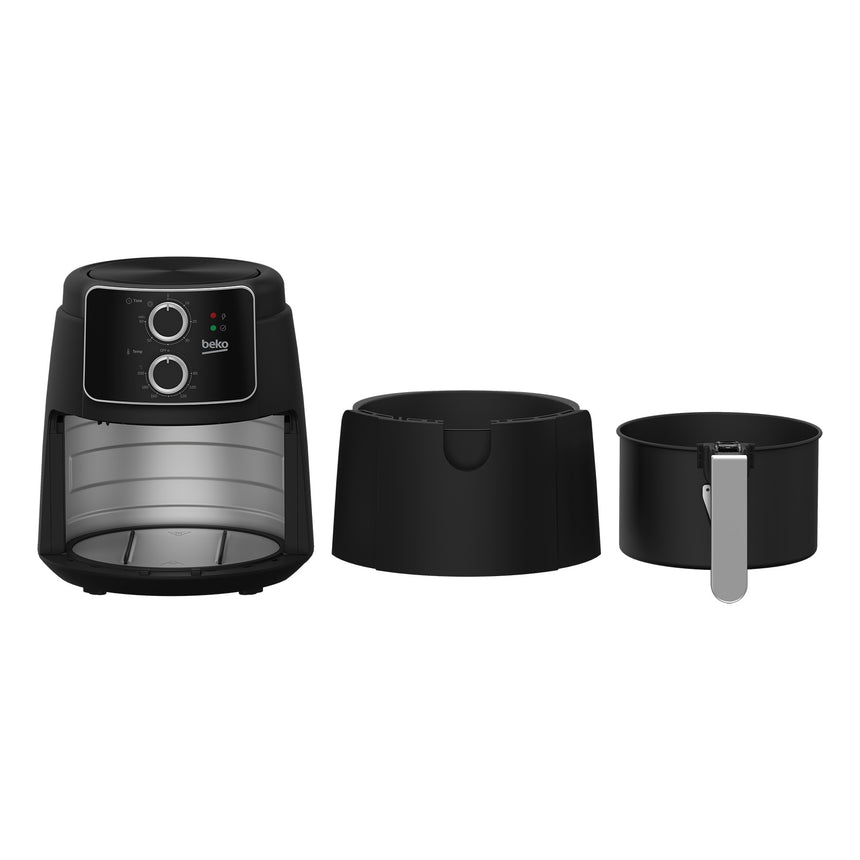 Friteuza cu Aer Cald BEKO FRL2242B, 3.9kg, 1500W, Negru-Argintiu