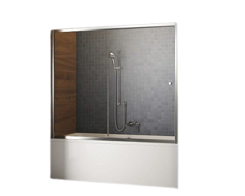 Paravan cada Radaway Vesta DWJ, usa glisanta, 170x150 cm, sticla securizata transparenta, profil crom