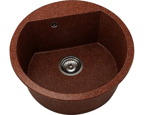 Chiuveta Bucatarie Rotunda Fat Avangard 223 Ø51 Cm, Granixit Brick Wall