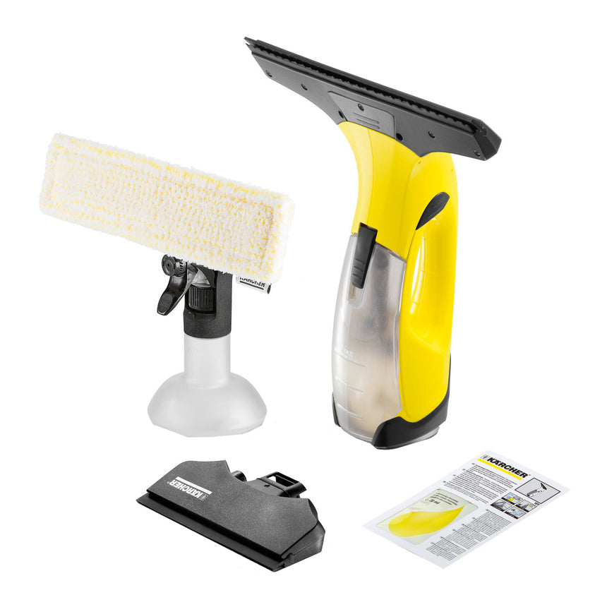 Aspirator de geamuri Karcher WV 2 Plus N, 35 min, Capacitate rezervor apa 100 ml, Putere de curatare aproximativ 75 m²