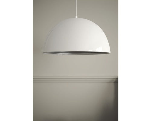 Pendul Nashira E27 Max. 1x42w, Culoare Alb/argintiu