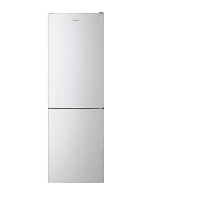 Combina frigorifica Candy CCE4T618ES, 341 l, Total NoFrost, WiFi, Super Cooling, Clasa E, H 185 cm, Argintiu