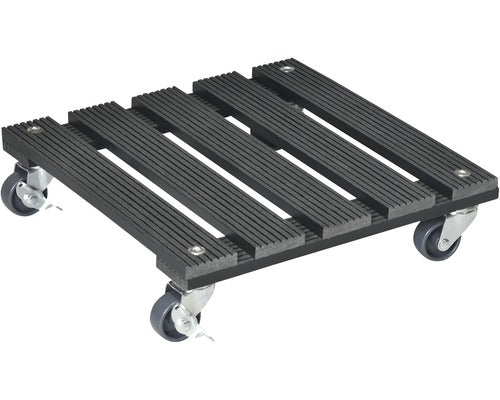 Suport Rulant Pentru Plante, Wpc 29x29 Cm, Capacitate Portanta 80 Kg