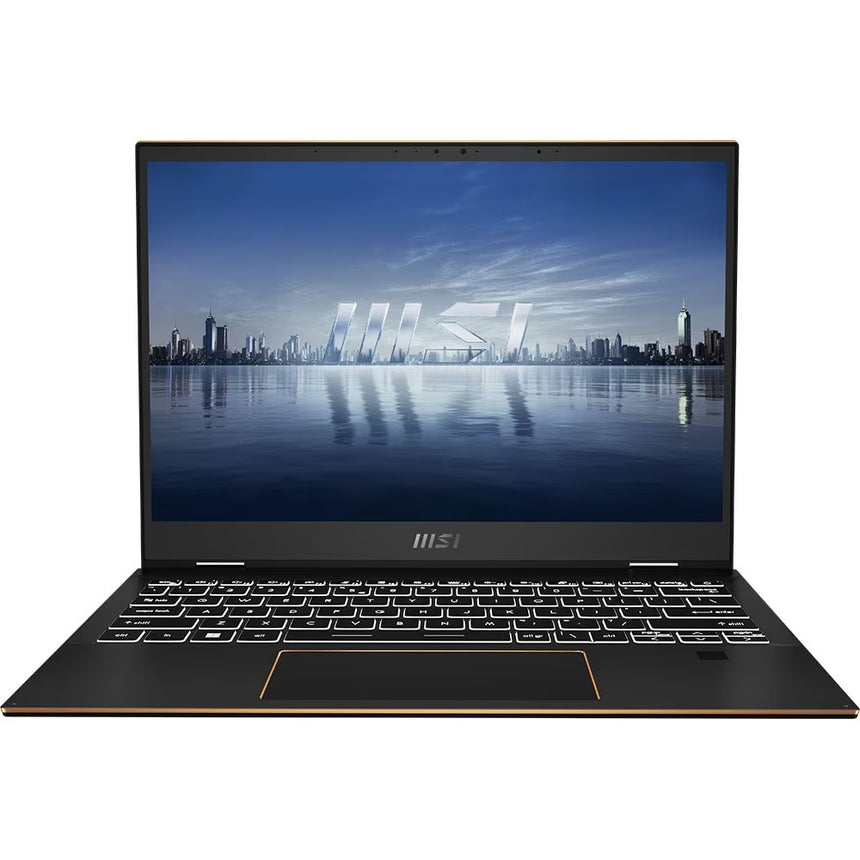 Laptop 2 in 1 MSI Summit E13 Flip Evo A13MT-235RO, Intel Core i7-1360P pana la 5GHz, 13.4" WUXGA Touch, 16GB, SSD 1TB, Intel Iris Xe Graphics, Windows 11 Home, Negru