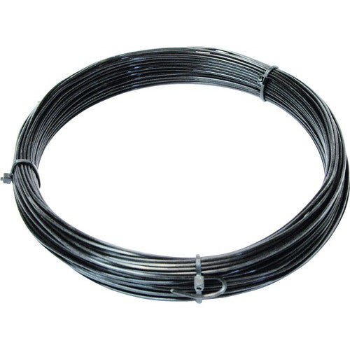 Sarma din metal plastifiat Pösamo 2, 5mm x 20m, negru