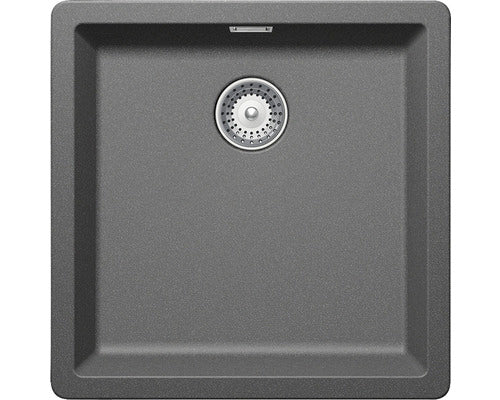 Chiuveta Bucatarie Cu O Cuva Schock Greenwich N-100 45,6x45,6 Cm, Fara Picurator, Montare Pe/sub Blat, Cristadur Stone
