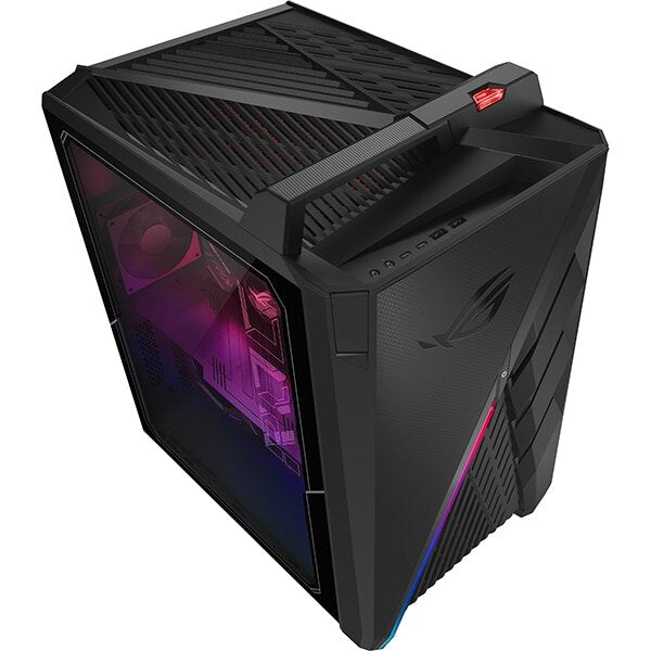 Sistem Desktop Gaming ASUS ROG G35CG-1190KF066W, Intel Core i9-11900KF pana la 5.3GHz, 32GB, SSD 1TB, NVIDIA GeForce RTX 3070 8GB, Free DOS, Negru