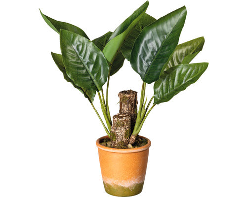 Planta Artificiala Canna In Ghiveci H 45 Cm Verde
