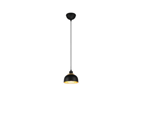 Pendul Punch E27 Max. 1x40w Ø180 Mm, Negru Mat