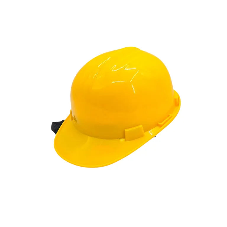 Cască de Protecție pentru Construcții, Curea Reglabilă, Cască de Siguranță pentru Șantier și Lucrări Industriale, Galbenă