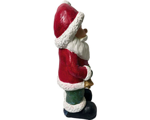 Decoratiune Lafiora Mos Craciun Din Fibreclay H 44 Cm Rosu