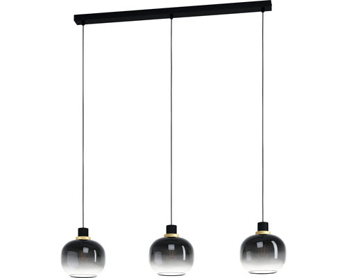 Lustra Oilella E27 Max. 3x40w, Fumuriu/gri