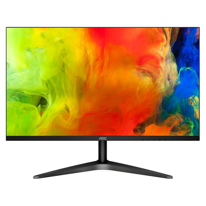 Monitor LED MVA AOC 23.6", Full HD, HDMI, Negru, 24B1H