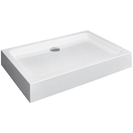 Cadita De Dus Dreptunghiulara Radaway Doros D Compact 100x120x11,5 Cm Acril Alb Sdrd1210-05
