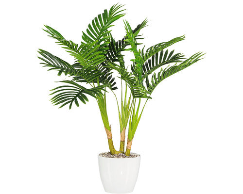 Palmier Artificial Howea Kentia H 70 Cm Verde/ Alb