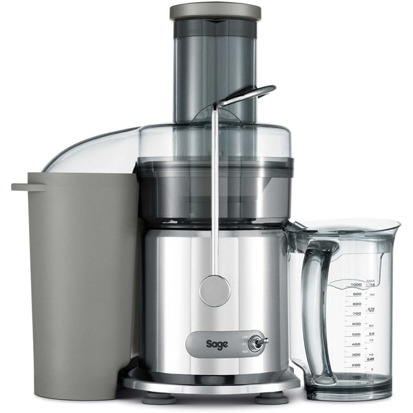 Storcator Fructe si Legume SAGE BJE410, 2l, 1200W, 2 Trepte Viteza, Argintiu-Gri