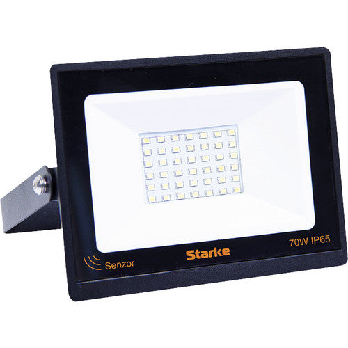 Proiector cu LED integrat Starke 70W 7000 lumeni IP65, senzor de miscare, lumina rece