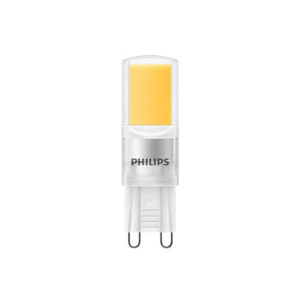 Bec LED capsula Philips, G9, 3.2W (40W), 400 lm, lumina alba (3000K), Clasa energetica E
