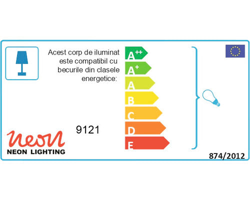 Plafoniera Cu Led Integrat Nieves 30, 8w 3710 Lumeni, Alb/auriu