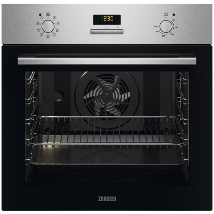 Cuptor incorporabil Zanussi ZOHED2X, Electric, 72 l, 9 programe, Convectie, SteamBake, Clasa A, Grill, Inox antiamprenta