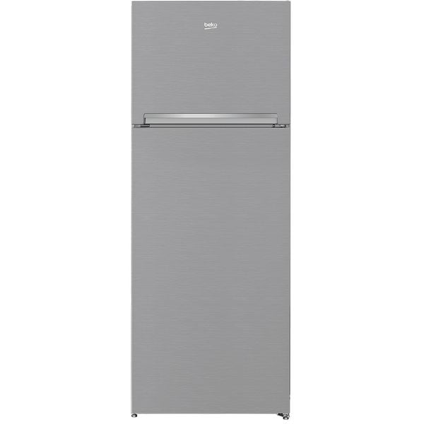Frigider cu doua usi Beko RDNE455K40XBN, 406 l, NeoFrost Dual Cooling, Compresor ProSmart Inverter, Cutie legume si fructe, Functie racire rapida, XXL Bottle holder, Clasa E, H 185 cm, Silver
