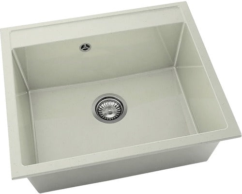 Chiuveta Bucatarie Cu O Cuva Fat Avangard 227 60x51 Cm, Fara Picurator, Granixit Arctic