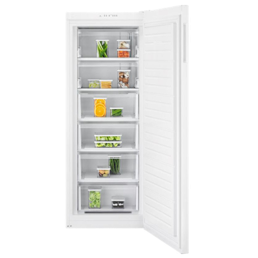 Congelator Electrolux LUT1AE32W, 214 l, 5 rafturi, Clasa E, Alarma luminoasa, Usa reversibila, H 155 cm, Alb