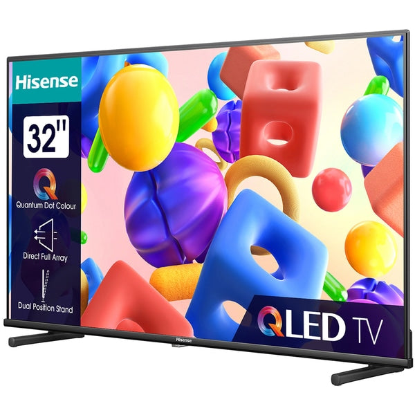 Televizor, Hisense, 32A5KQ Smart QLED, 81 cm, Full HD, Negru