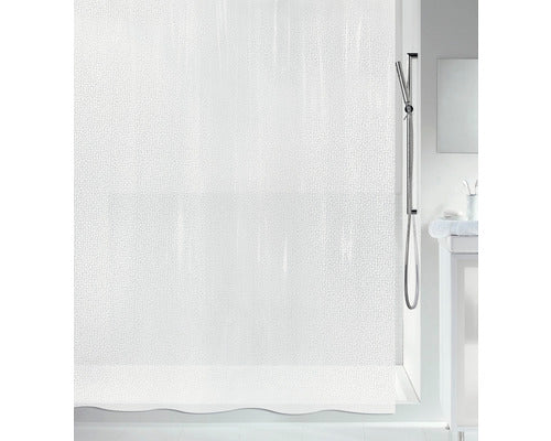 Perdea De Dus Spirella Galet 180x200 Cm Transparent Alb