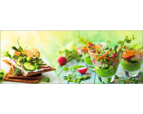 Tablou Sticla Vegetable Bowl I 30x80 Cm
